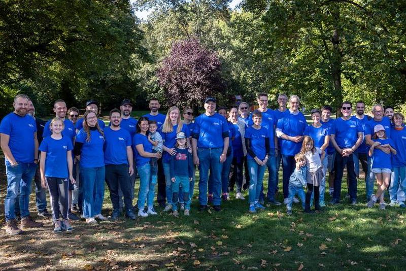 Mitarbeiterbild bei der Aktion