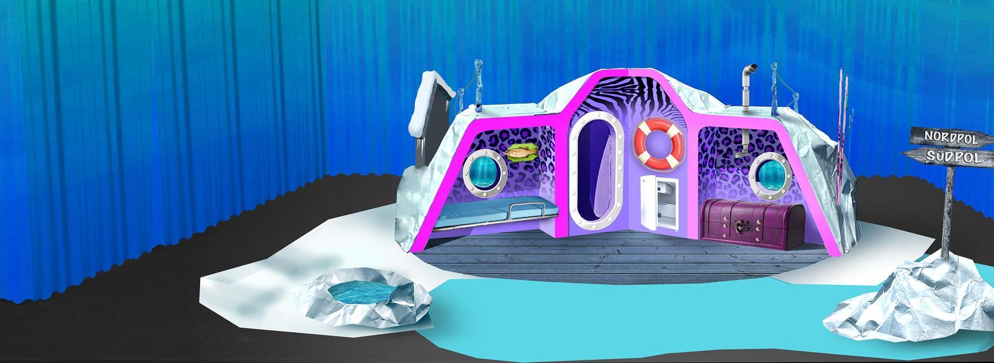 Bühnenbild 'An der Arche um Acht'