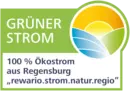 Grüner Strom-Label: zertifizierter Ökostrom 'rewario.strom.natur.regio'