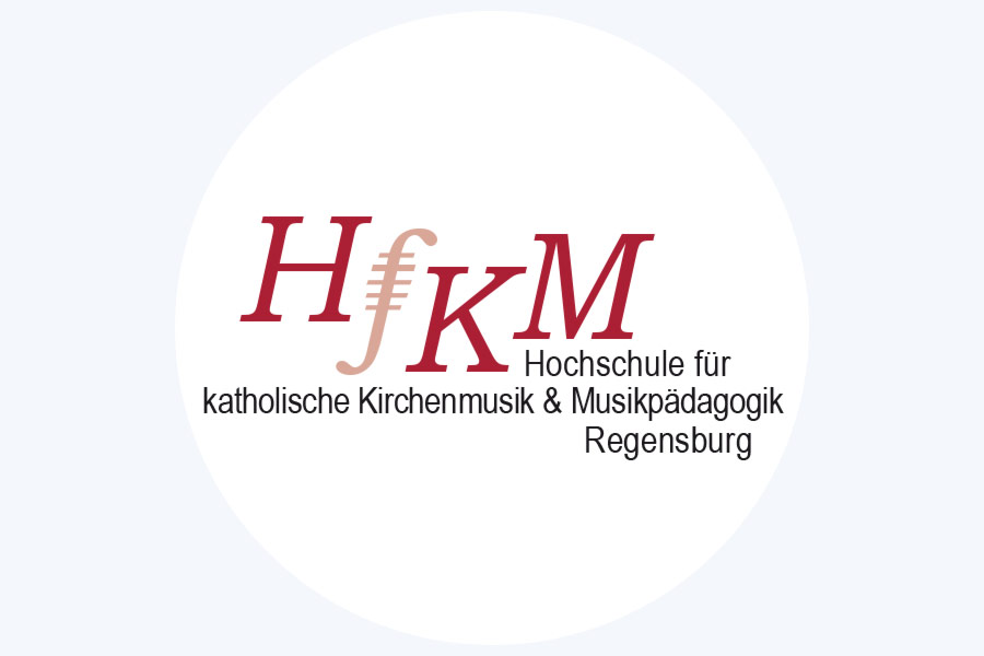 HfKM-Logo: Hochschule für katholische Kirchenmusik & Musikpädagogik Regensburg